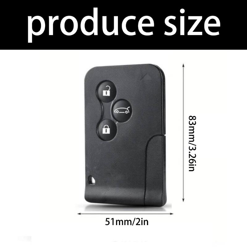 General Replacement Case For Edict Vehicles 3 Keys Remote Shell Handbuilt Transfer Electronics And Battery