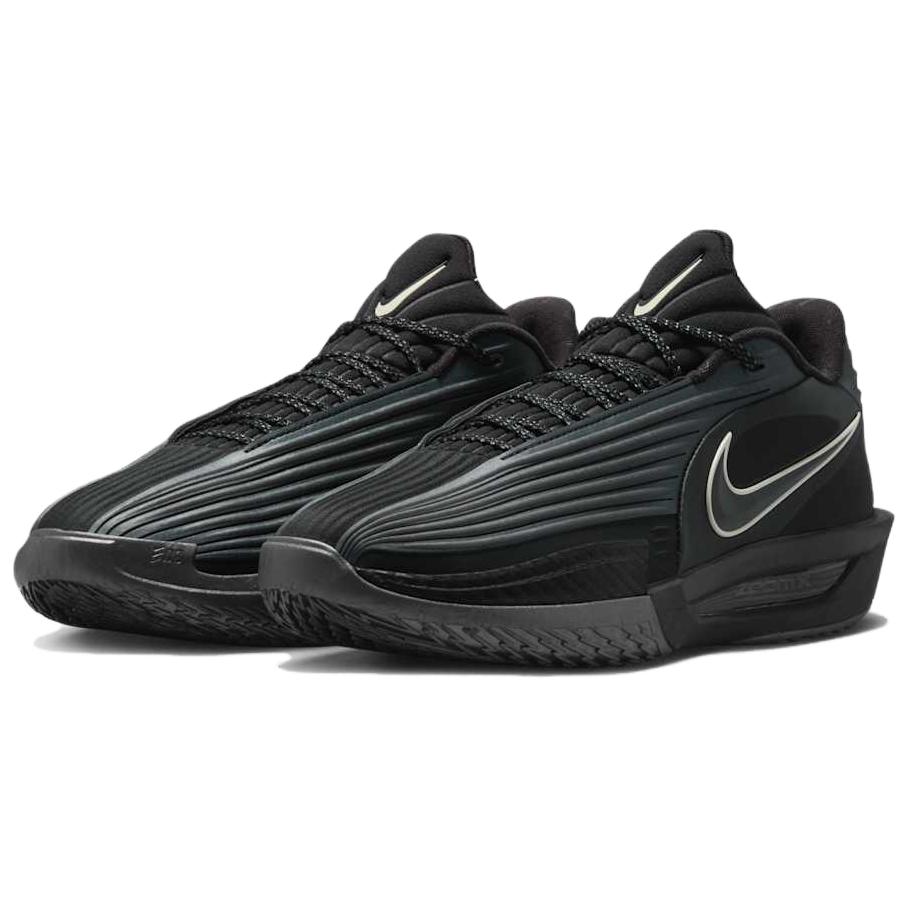 Nike GT. Střih 3 Protiskluzové Odolné proti opotřebení Nízké Basketbalové boty Unisex Černé Basketbalové boty IB9632-001