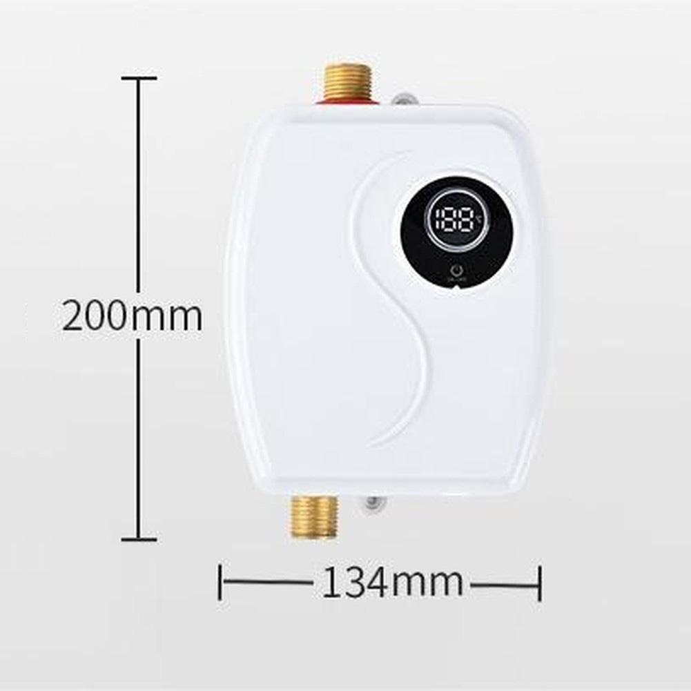 Unlimited Hot Water Stainless Steel Heater Energy Saving Practical For Home Compact Design Water Heater Appliance