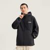 Li Ning Sports Lifestyle Series Fleece Comfortable Warm Simple Hooded Zipper Casual Windbreaker Men outerwear AFDVG11-6