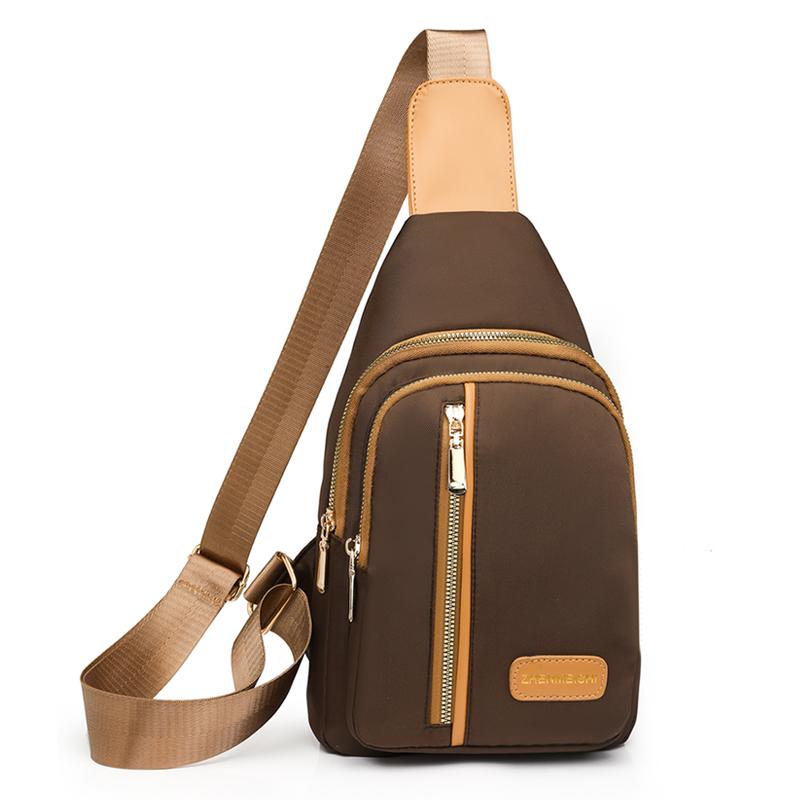 Chest Bag Women's Lightweight Sports Shoulder Bag Crossbody Bag