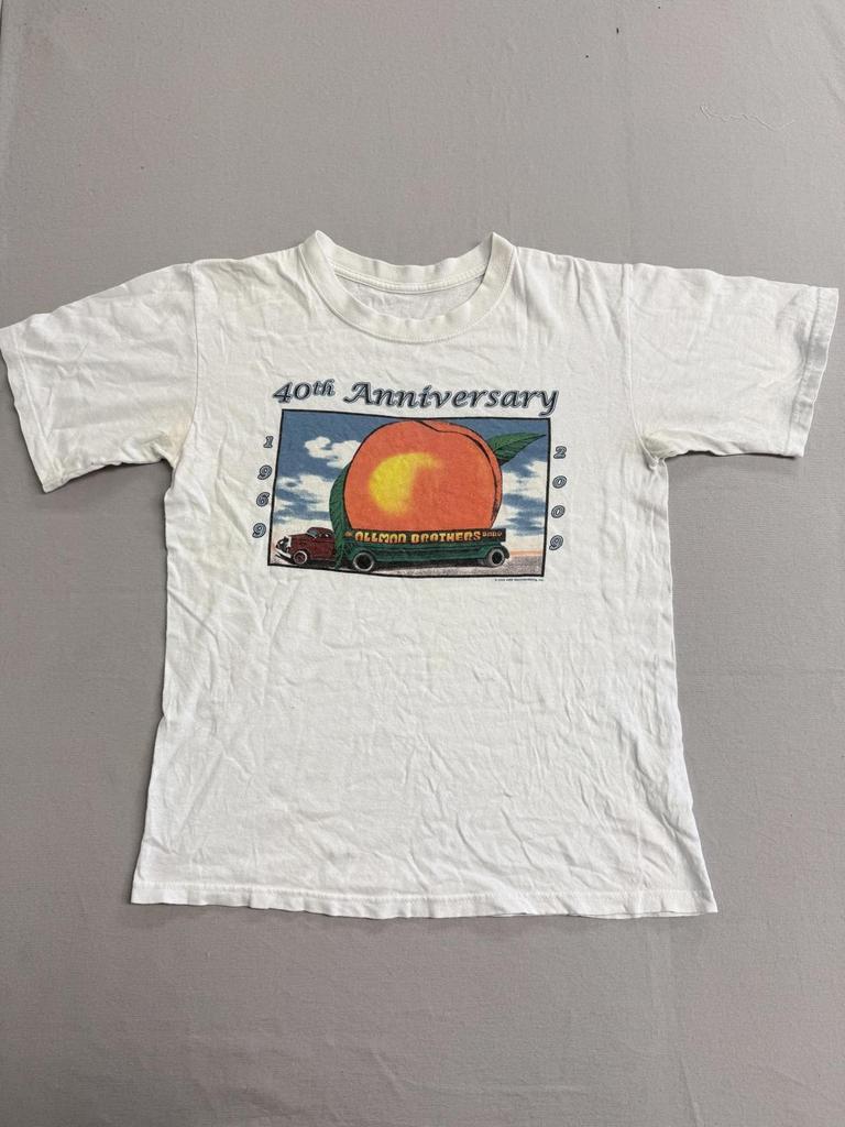 The Allman Brothers Band Peach 40th Anniverary Tee 2009 -S
