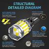 MAXGTRS 2PCS T15 W16W LED Canbus Error free Auto Bulbs 921 912 Backup Light Car Reverse Parking Xenon White