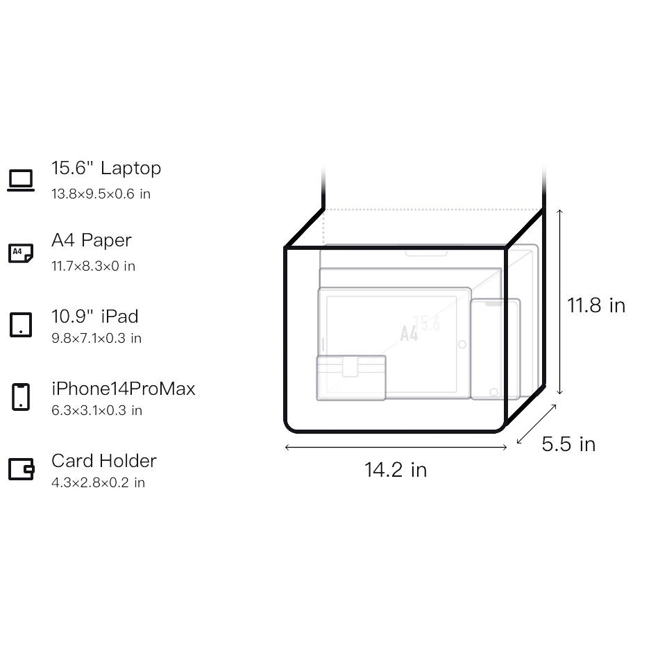 New Anta Nylon Shoulder Bag Crossbody Bag Unisex Light Linen 192447127-2