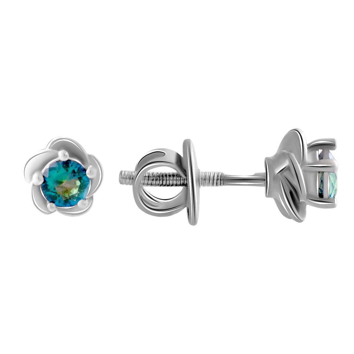 

Срібні сережки з топазом 0.392ct (2058762)