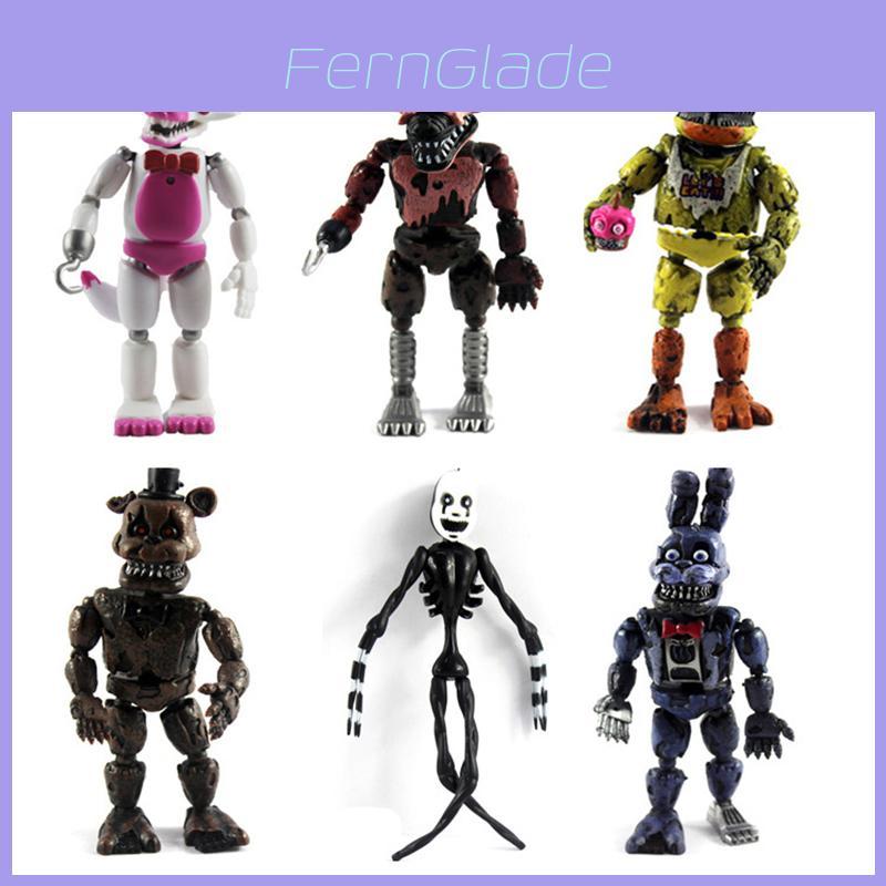 Podmanivá 19cm Fnaf Five Nights At Freddy's 6ks Kolekce Akčních Figurek Pro Nadšence