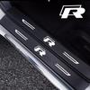 2026 Hot For VW VOLKSWAGEN Car Door Sill Protector Plate Trunk Threshold Stickers for Volkswagen R LINE RLine Polo Caddy Golf Je