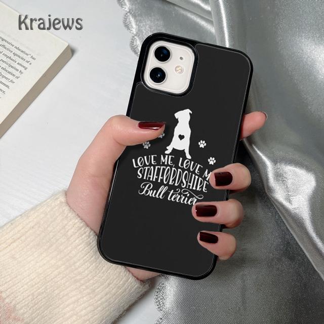 American Staffordshire Terrier Phone Case Cover For iPhone 17 Air 16 15 14 Plus 12 13 Pro Max Coque Fundas