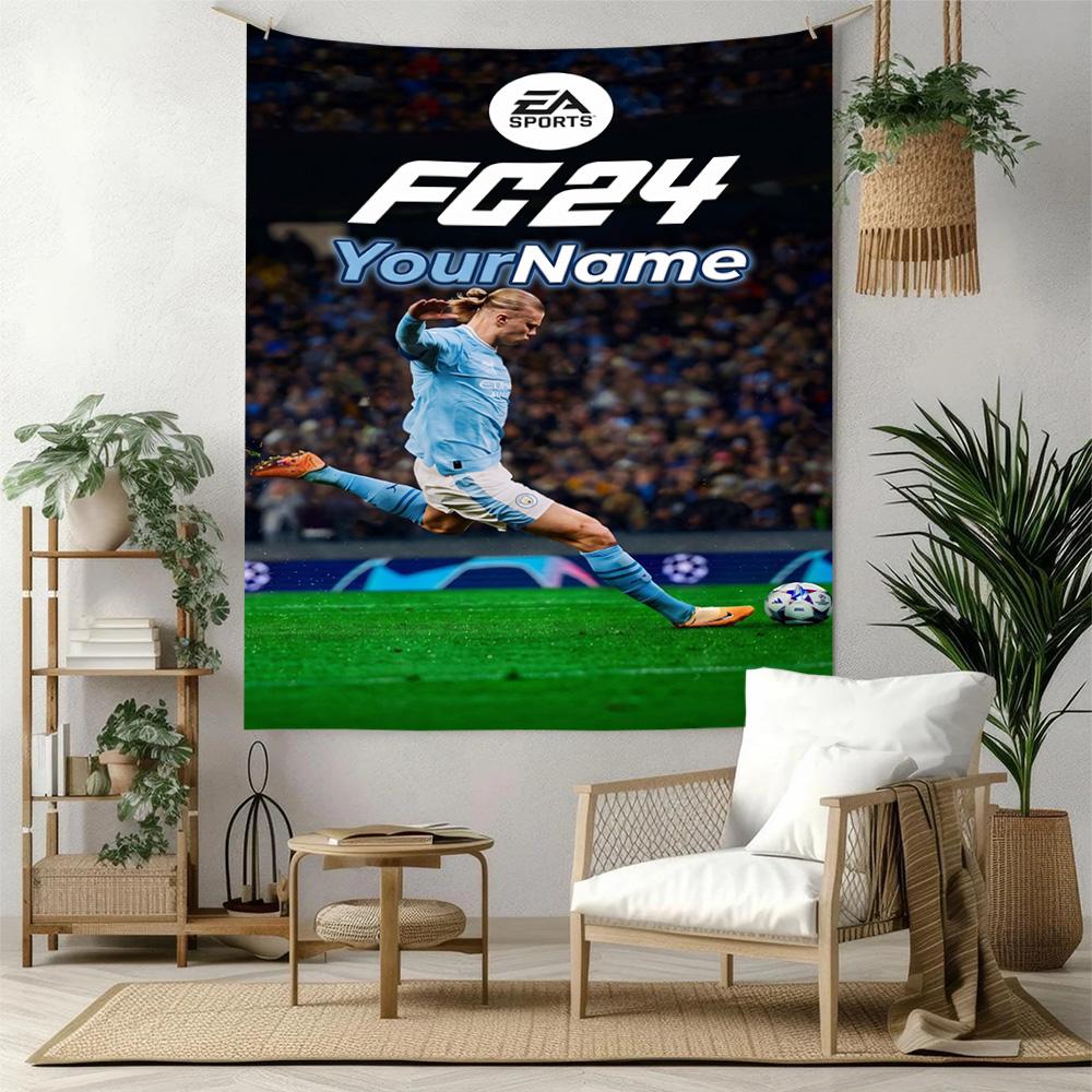 Haaland Custom Your Name Wall Decor Tapestry Art For Pet Memorial Birthdaywedding Party Backdrop Family Gift