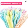 100pcs Fuzzy Wire Chenille Stems DIY Strips Twist Bar Anvil Wire Craft Pipe Handicraft Material Plush Tube Creative Toy
