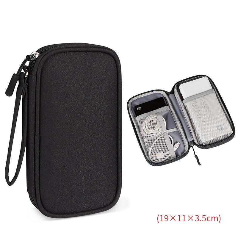 Multifunctional Mobile Phone Digital Accessories Storage Bag Mobile Phone Bag U Disk Charging Treasure Mobile Hard Disk Data Cable Storage Bag