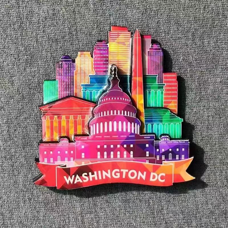 Wooden Fridge Magnets for Refrigerator Decor America India Thailand Australia Italy Netherlands Mexico Vantage Magnet Souvenir