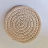 Yousheng 8Pcs Cotton Woven Coasters for Drinks, Absorbent Coasters Set with Holder, Wear-Resistant Insulating Heat-Resistant Coasters for Cups Teapots