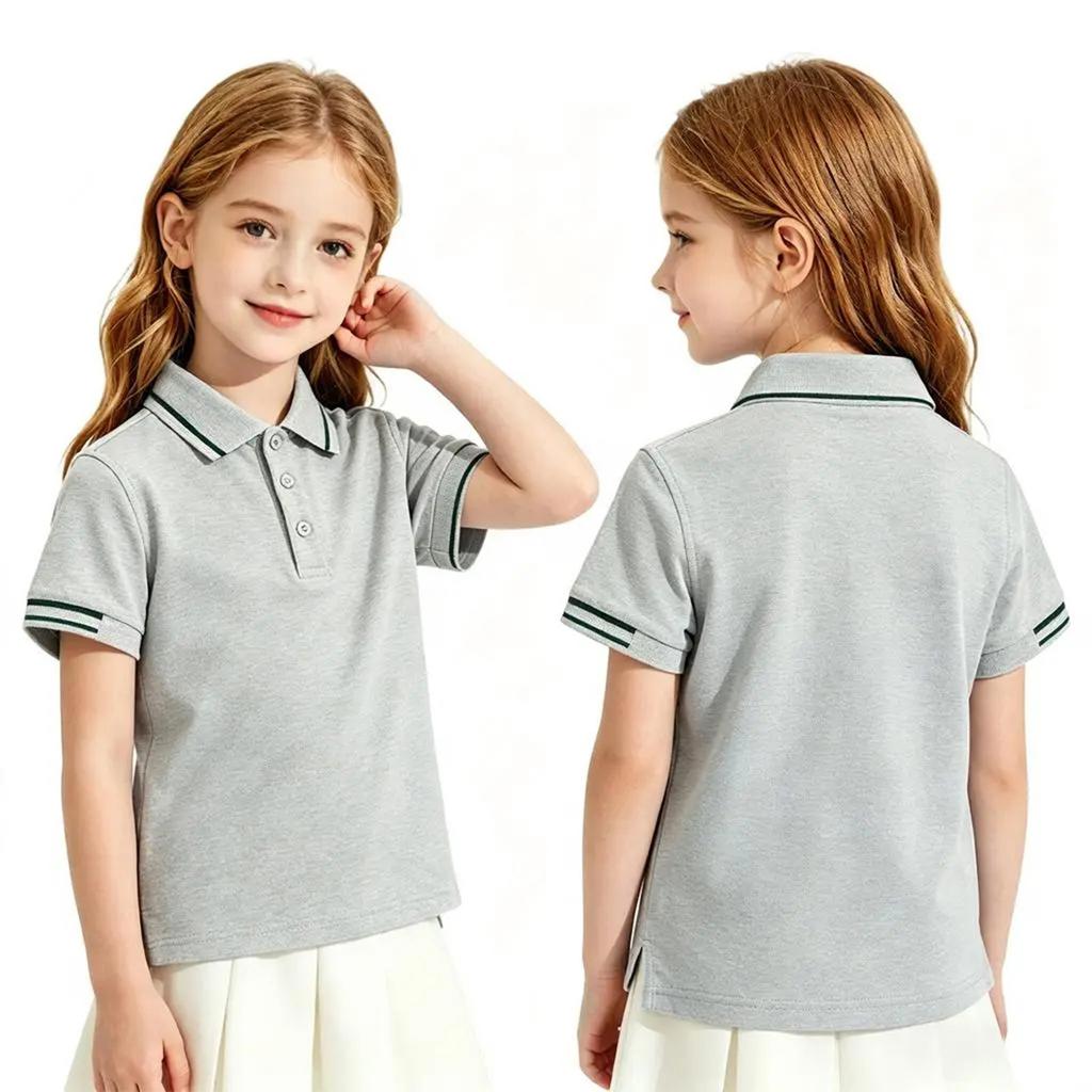 Children's Quick Dry Shirt for School Uniform and Daily Wear