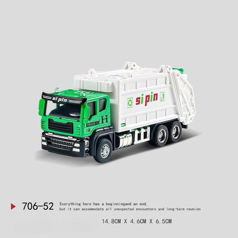 Simulation Truck Toy Car Children's Transporter Dump Truck Inertia Green Construction Vehicle