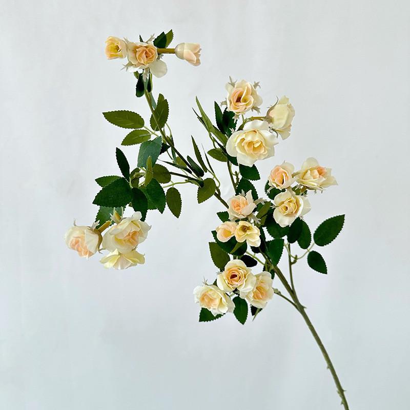 Mini Flower Artificial Rose Wedding Hotel Restaurant Desktop Decoration Ornament