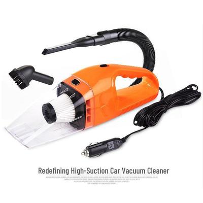 High-Power 12V Portable Car Vacuum Cleaner for Wet & Dry Use