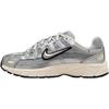 P-6000 Retro Running Shoes Metallic Silver Black Big Kids HV5064-006