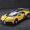 1/18 Bugatti Chiron PUR SPORT Alloy Sports Model Diecasts Metal Racing Super Car Model Simulation Sound and Light Kids Toys Gift