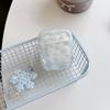 Hanfeng Full Screen Transparent Blue Snowflake Suitable for Apple AirPods 1 Wireless Bluetooth Headset Case 1/1 Generation Headset Cover