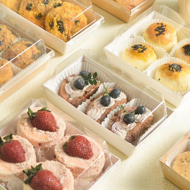 Disposable Kraft Paper Cake Box