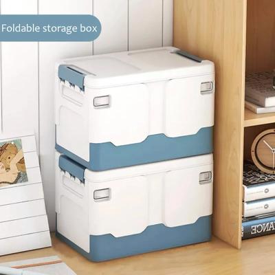 Boîte de rangement pliable pour livres, boîte d'organisation pour salle de classe, boîte de rangement pour collations, jouets, salon, extra large avec couvercle