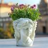 Statua Vaso Dea Venere Resina Silicone Stampo Scultura Bellezza Atena Fioriera Succulente Scatola Portaoggetti Gesso Stampo Stampi per Artigianato