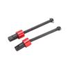 2Pcs RC CVD Drive Shaft High Hardness Durable Stable Easy Assembly CVD Drive Shaft for Traxxas