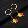 Unisex Ethnic Style Stainless Steel Drip Oil Billy Pendant Keychain Ornament