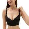 Large Size Smooth Seamless Push-up Bra with Underwire for Deep V and Anti-sagging