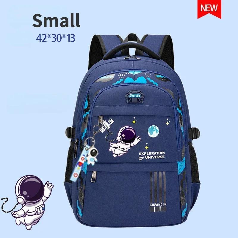 New Kids Backpack Cartoon Astronaut Teenages Schoolbag Primary Waterproof Backpack Boys Girls Orthopedic Mochila Infantile