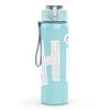 1PC Hi Simple Letter Text Art Print 750ml Color Plastic Sports Water Bottle Leakproof Flip Straw Lid Suitable for Sports Office Home Use