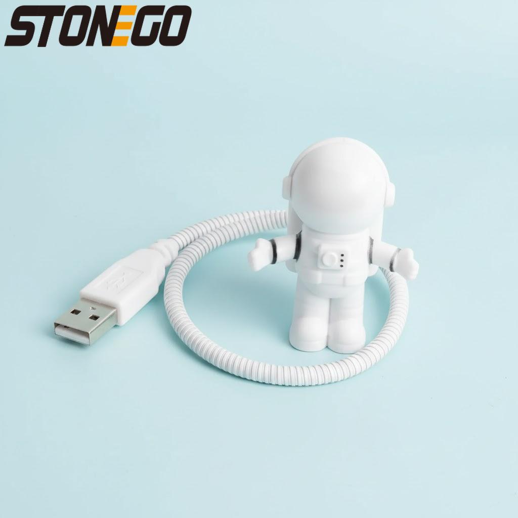 LED Flexible USB Light Astronaut Night Lamp for Laptop Car Power Bank Decorative Portable Lighting Toy