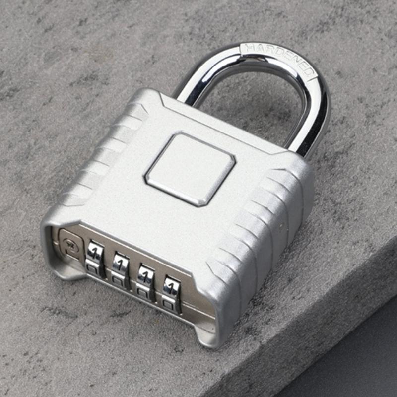 Heavy Duty Weatherproof Lock 4 Code Combination Lock Metal Lock for Outdoor Use