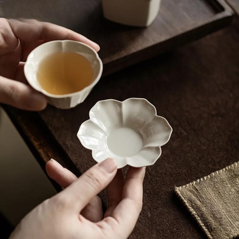 Plant Ash Sunflower Coasters Luxury For Coffee Cups Base Household Heat Insulation Placemats Chinese Tea Set Decoration