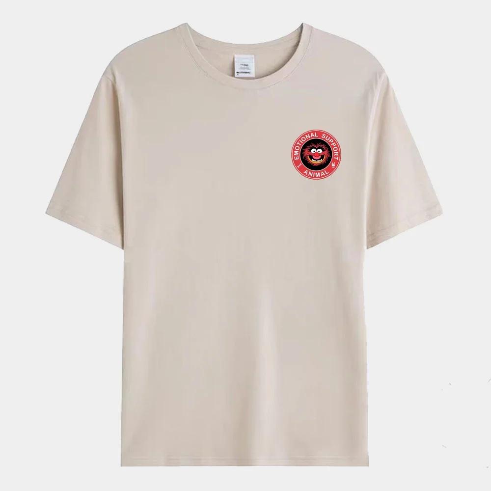 Cartoon Avatar Print Pattern Men's T-Shirt Oversize Cotton T Shirt for Women Fashion Casual Tee Streetwear O-neck