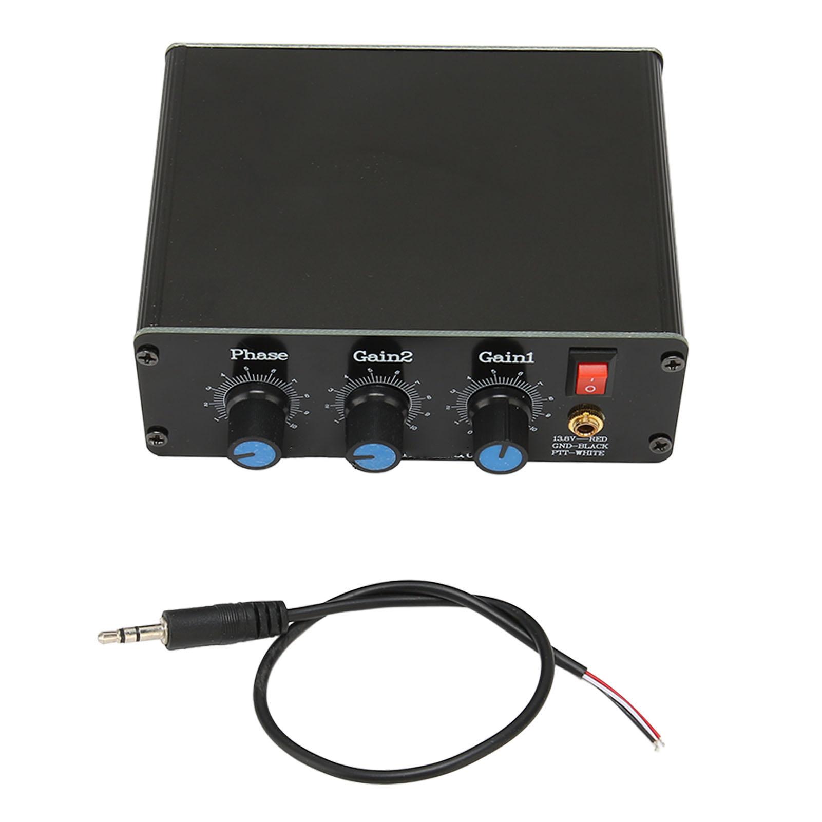 

QRM Eliminator Box 3P X Phase 1.8‑30 МГц HF Bands PTT Control Алюминиевый сплав Регулируемый сигнал