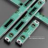12in/24in Aluminum Ruler Strong Magnetic Ruler 45/90/180 Degree Bubble Measureing Ruler Ruler Tool