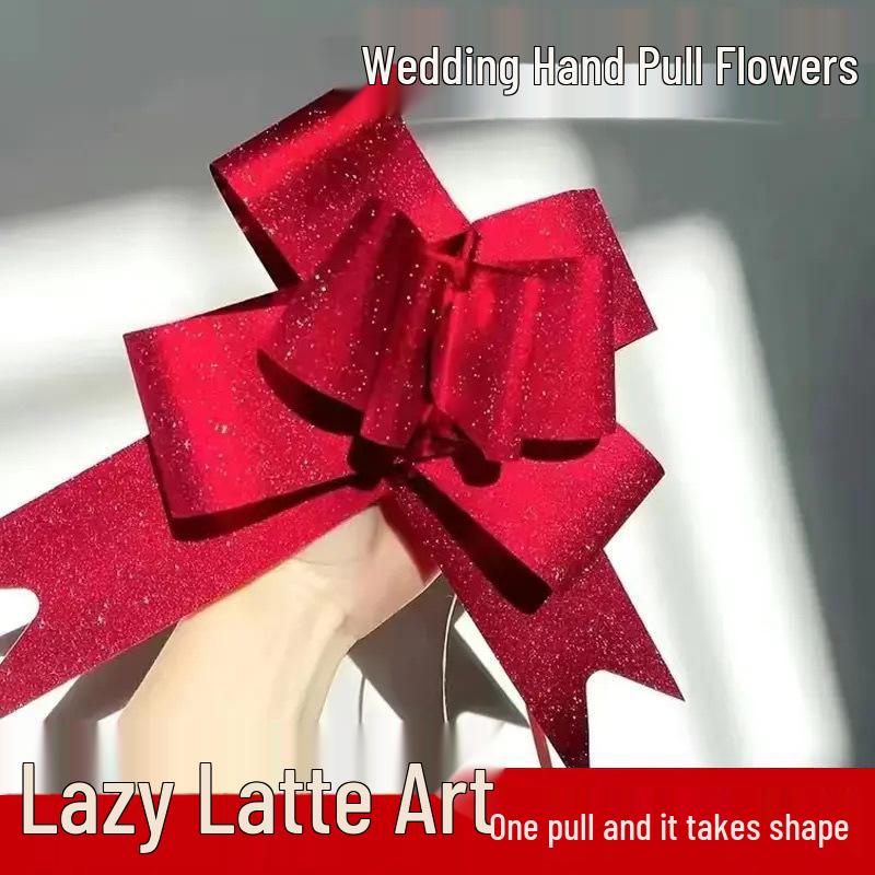 

Прикраса весільного авто: Квіти з стрічкою для дзеркала заднього виду 2 pieces