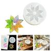 Snowflake Silicone Mold For Resin Casting Christmas Decorations And Jewelry Making Keychains Pendant Mould