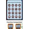 NJTY Digital Multimeter 9999 Counts Multimetro AC/DC Leakage Current Tester 100mF Capacitance Professional Electrician Tools