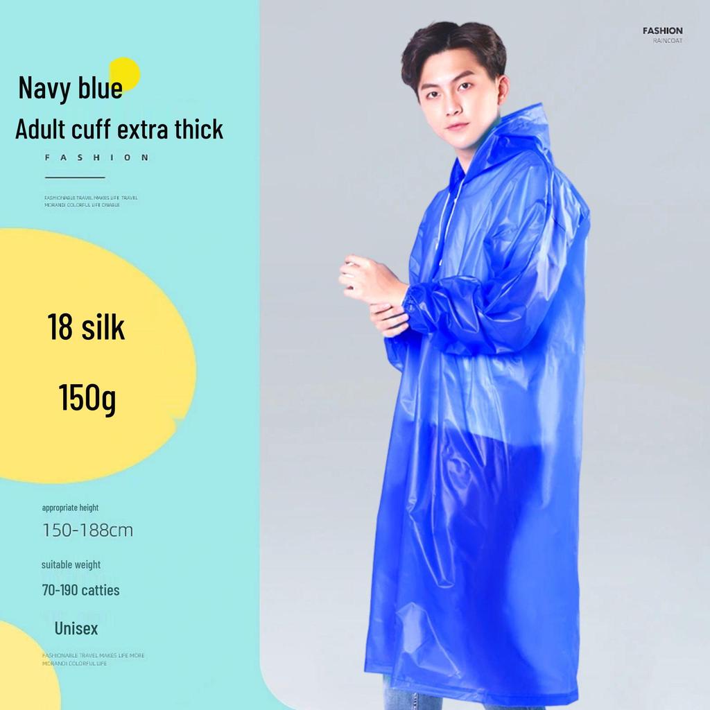 Reusable Full-Length Women's Raincoat for Outdoor Use