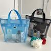 Beach Mesh Bag Multi-Color Large Eye Bag/Cute Multifunctional Tote for Vacation