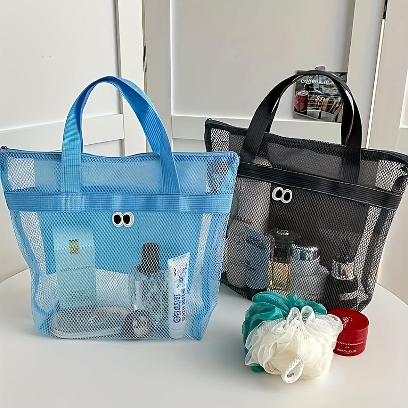 Beach Mesh Bag Multi-Color Large Eye Bag/Cute Multifunctional Tote for Vacation