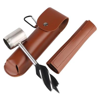 Bohrwerkzeug Outdoor Survival Handbohrer Stanzwerkzeug Schneckenbohrer Für Camping Outdoor Wandern Holzbearbeitungswerkzeuge Tragbar