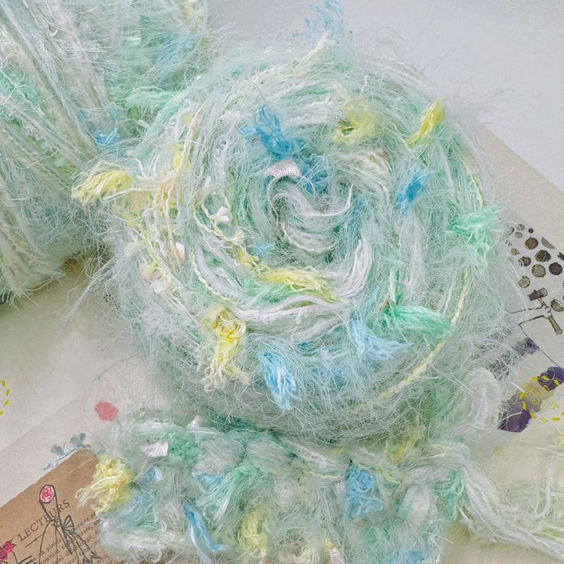 1 Set Mohair Accessories Mixed Yarn Exquisite DIY Weaving Knitting Gift Craft Materials Handmade Crochet Multi-Color Set Cute 150g