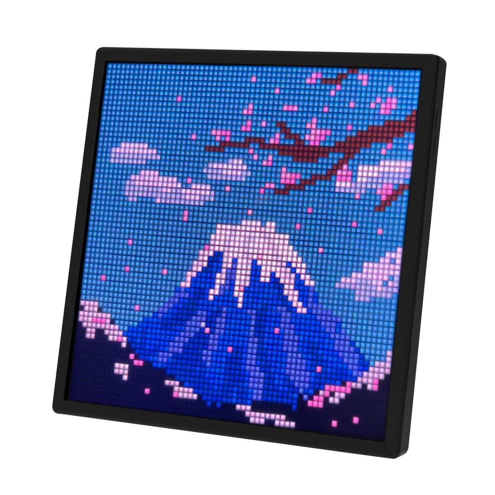 

Светодиодный матричный пиксельный дисплей, совместимый с Bluetooth, пиксельная рамка для дисплея, управление с помощью приложения, цифровая пиксельная фоторамка для декора игровой комнаты своими руками
