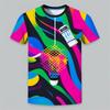 New Badminton 3D Print T-Shirts Shuttlecock Men Women Fashion Streetwear Short Sleeve T Shirt Cool Kids Tees Tops Man Clothing