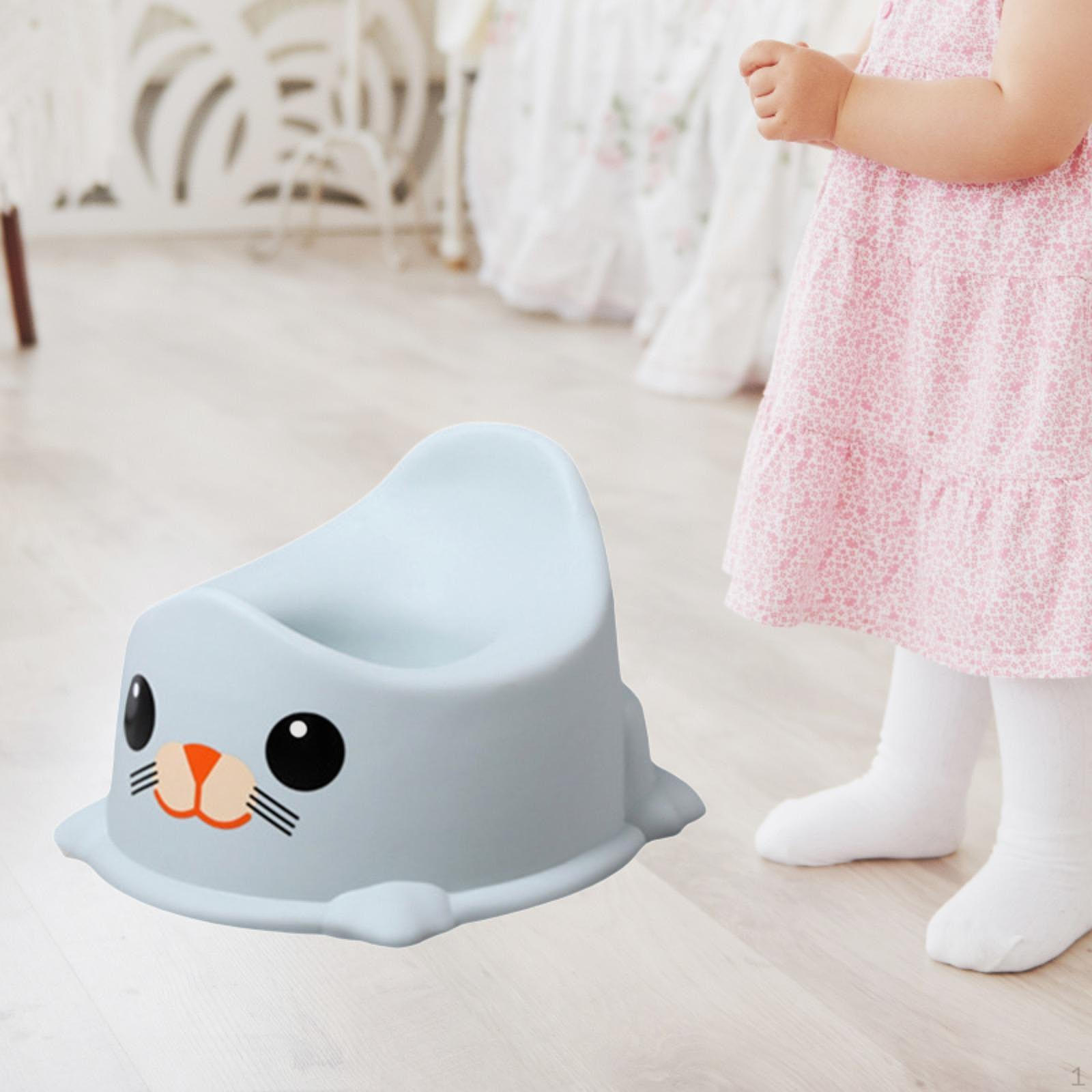 

Детский стульчик для приучения к горшку для детей, переносной, нескользящий, для путешествий в помещении синий