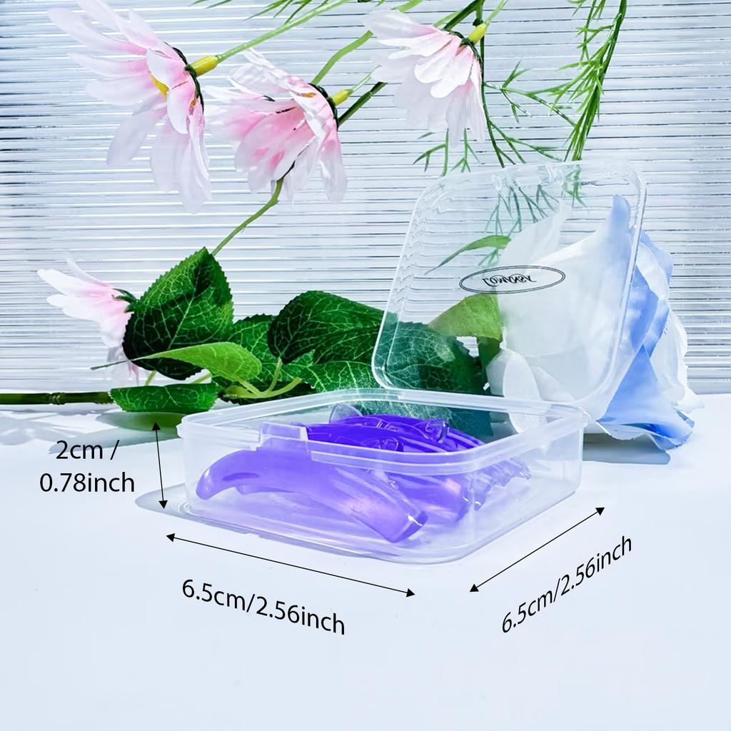 5 Pairs C Curl Silicone Eyelash Perm Pads Sticky Lashes Rod Shield Lifting 3D Eyelash Curler Accessories Makeup Tool